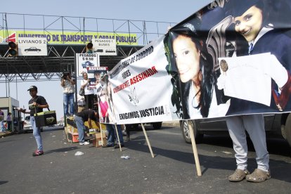 Los familiares de María Fernanda realizaron multiples plantones exigiendo justicia.