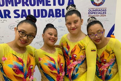 El equipo de gimnasia artística de Ecuador ganó 13 de las 35 medallas conseguidas.