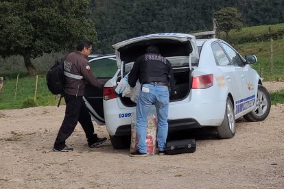 El levantamiento del cuerpo se llevó a cabo el domingo 13 de octubre, en la comunidad de Nero, en la parroquia Baños.