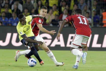 Ecuador y Colombia empataron 0-0 en la fecha 4 de las eliminatorias sudamericanas 2026.