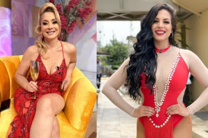 Marián Sabaté y Lissette Cedeño