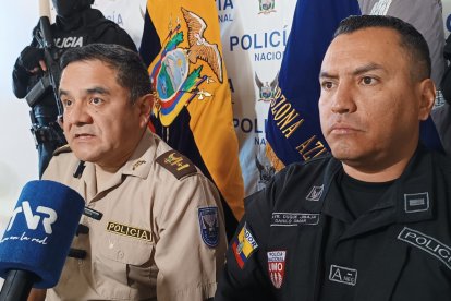 Pablo Guachamín, comandante de la Policía, informó que un hombre fue detenido por el crimen.