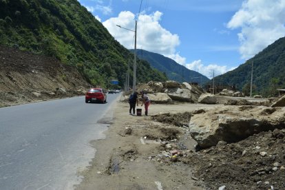La vía Baños - Puyo entra en mantenimiento.