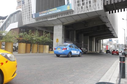 El sitio de un crimen en Guayaquil.