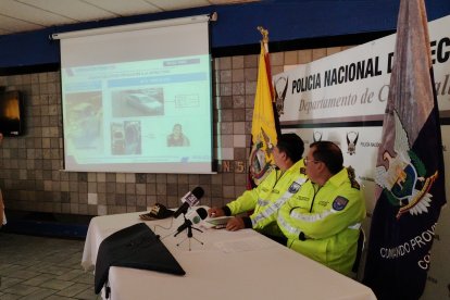 El teniente coronel Luis Hidalgo, jefe de la Policía Judicial de Cotopaxi explicó sobre los operativos realizados.