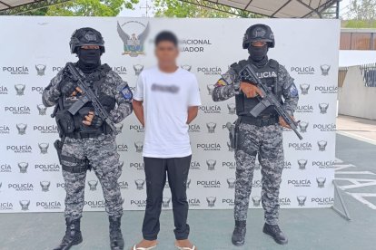 Alias la Chorca, detenido en Esmeraldas.