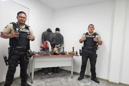 Los detenidos son extranjeros. Uno es colombiano y el otro brasileño.