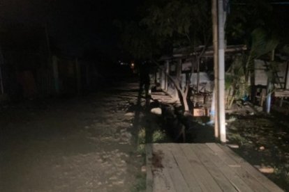 Aquí fue asesinado Jefferson Alexander Eslao Figueroa.