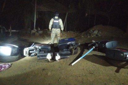 La Policía compartió imágenes del golpe a la banda delictiva.