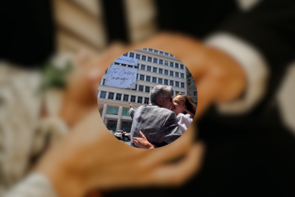 El gesto para el matrimonio entre Mauricio Guim y Marcela Aguiñaga.