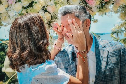 Marcela Aguiña se comprometió con Mauricio Guim.