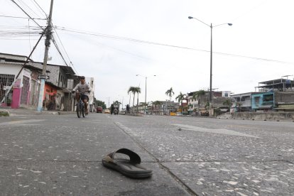En este lugar habría ocurrido el accidente de tránsito.