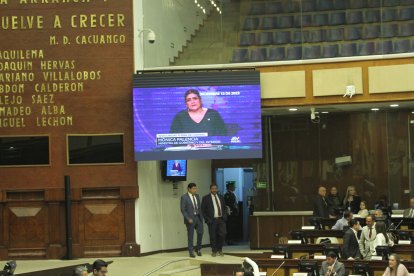En el pleno de la Asamblea Nacional se lleva a cabo el juicio político contra Palencia.
