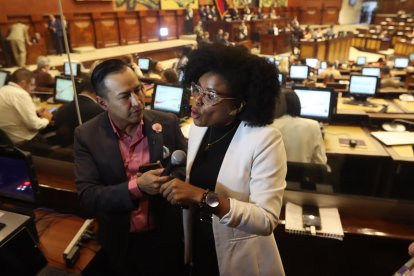 Paola Cabezas durante la intervención en la Asamblea.