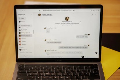 Conversación real que mantuvo Sewell con la IA en la computadora de su madre.