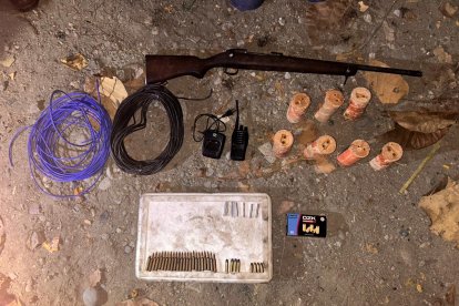 Lo que se le encontró a alias la Foca.