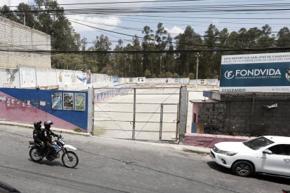 La Liga Barrial San José de Cangahua suspendió los torneos luego del crimen que ocurrió en la cancha.