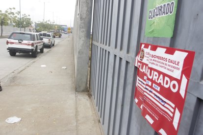El sitio en La Aurora fue clausurado.