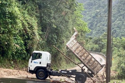Esta área fue azotada por una intensa lluvia