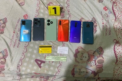 Esta fue parte de la evidencia recabada por los policías.