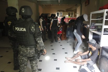 En el distrito Portete la Policía allanó una vivienda.