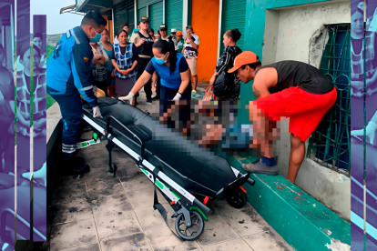 La víctima dormía en el malecón del Mercado del Río cuando ocurrió la desgracia.
