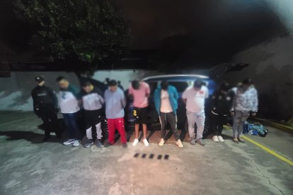 Los presuntos integrantes de Los Lobos serían llevados a audiencia.