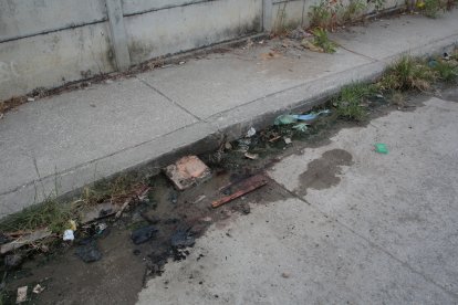 En este lugar fue encontrado el cuerpo el taxista.