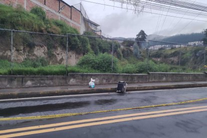 Los restos del joven fueron metidos en una maleta y un saco de yute.
