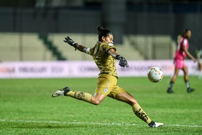 La arquera Andrea Vera fue la capitana de Dragonas Indepediente del Valle en la Copa Libertadores.