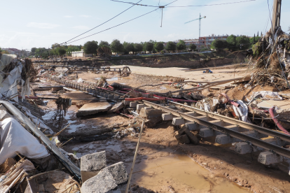 La DANA ha dejado destrucción en Valencia, España.