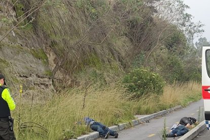 Las tres víctimas fueron baleadas en la ciclovía de la avenida Simón Bolívar, sector Carretas.