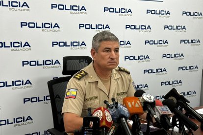 Fabary Montalvo, jefe subrogante Zona 4, dio detalles de las operaciones policiales a través de la FIAC.