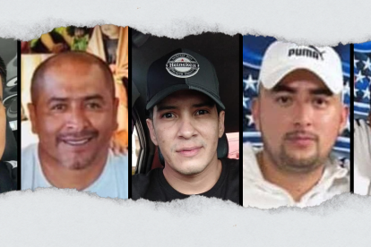 Anthony N. López Castro, Neyron Adaliz Montañero R., Luis Euclides García Mendoza, Franklin F. Quizhpi M., y su papá Franklin Quizhpi Macías, entre los asesinados.