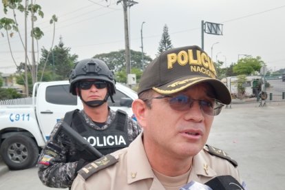 Coronel Marcelo Castillo Pantoja, jefe del distrito policial de Daule.