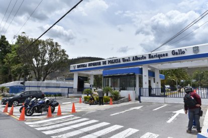 El aspirante fue atendido por personal de salud de la escuela de Policía.
