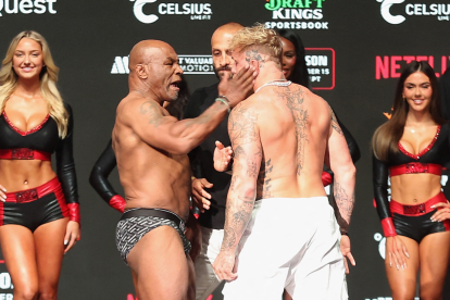 Este jueves 14 de noviembre, Tyson agredió a Paul en el último careo.