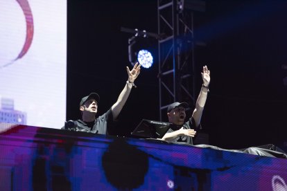 El dúo de djs estadounidense Slander fueron de los más aclamados.