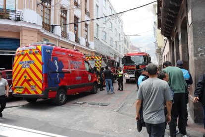Al lugar llegaron 29 socorristas del Cuerpo de Bomberos.