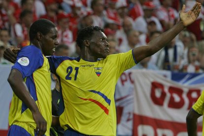 Tenorio marcó 2 de los 5 goles tricolor en el Mundial de Alemania 2006, donde Ecuador cumplió su mejor actuación hasta la fecha llegando a octavos de final.