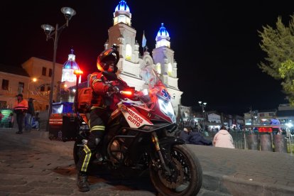 El control en El Quinche se hizo en los tres días de romería.