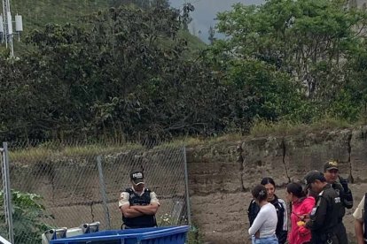 El brazo izquierdo de Jordan León fue hallado cerca de un basurero en el barrio Olivo, en Ibarra.