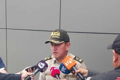 Ramiro Carrillo, jefe de policía del Distrito Eloy Alfaro, dio detalles del triple sicariato.
