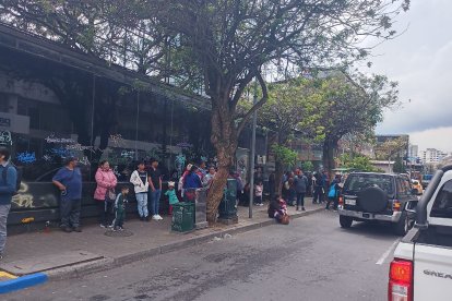 En La Mariscal se evidenciaba aglomeración inusual de gente.