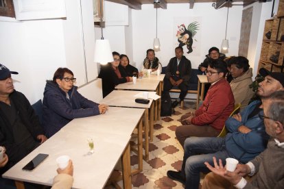 Los moradores de San Blas realizan constantes reuniones para plantear soluciones.