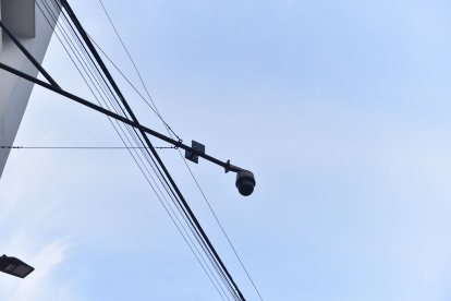 Las cámaras de videovigilancia no funcionan durante los apagones.