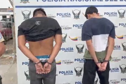Hubo detenidos en el sur de Guayaquil.