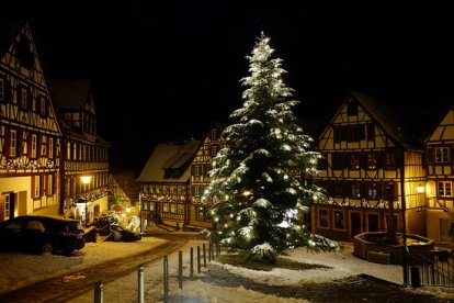 Es lugar mágico para turistas en estas fechas navideñas.