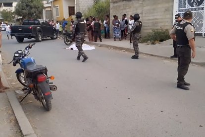 Ángel Valverde, comerciante de mariscos, fue acribillado a tiros.