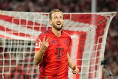 El inglés Harry Kane, delantero del Bayern Múnich
